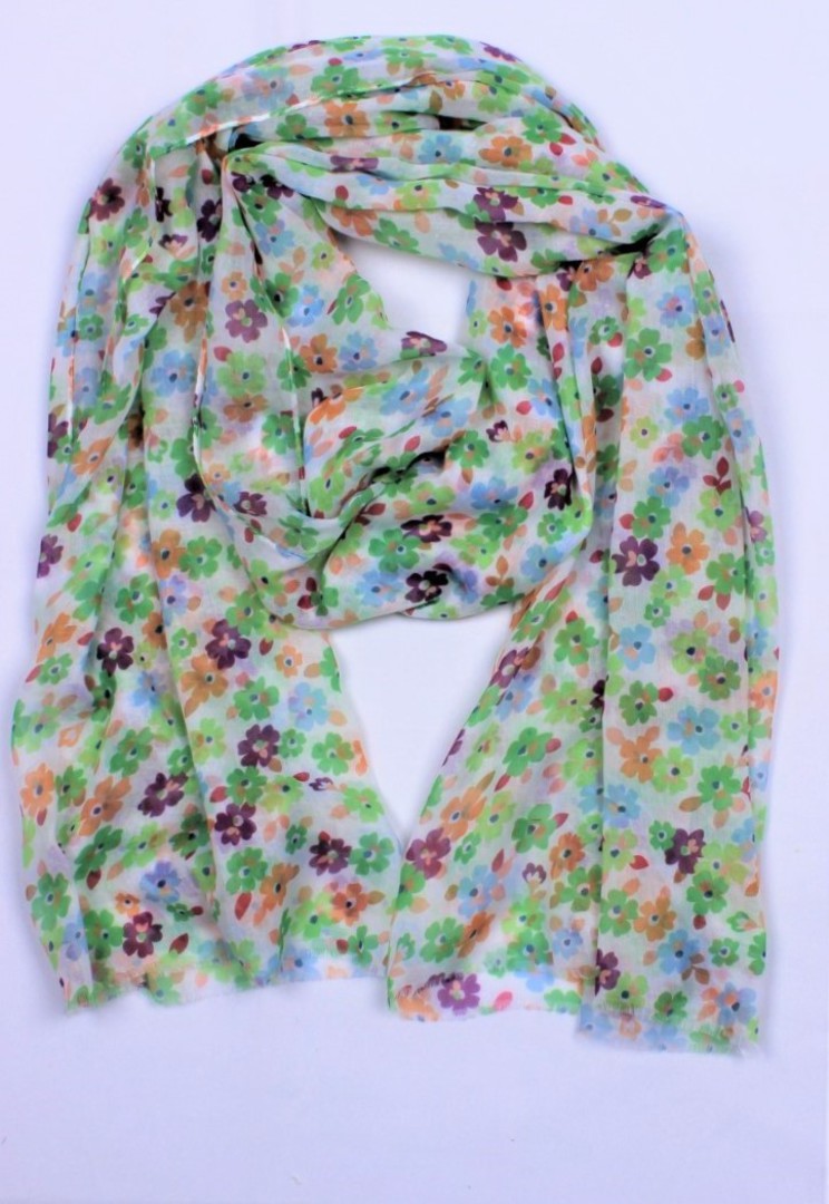 Alice & Lily printed scarf green Style : SC/5007GRN image 0